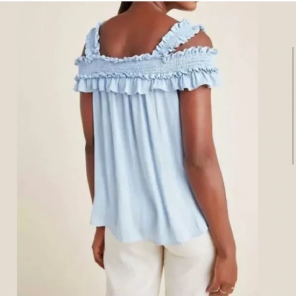 Anthropologie Fin Open Shoulder Too Size Medium - Picture 4 of 11